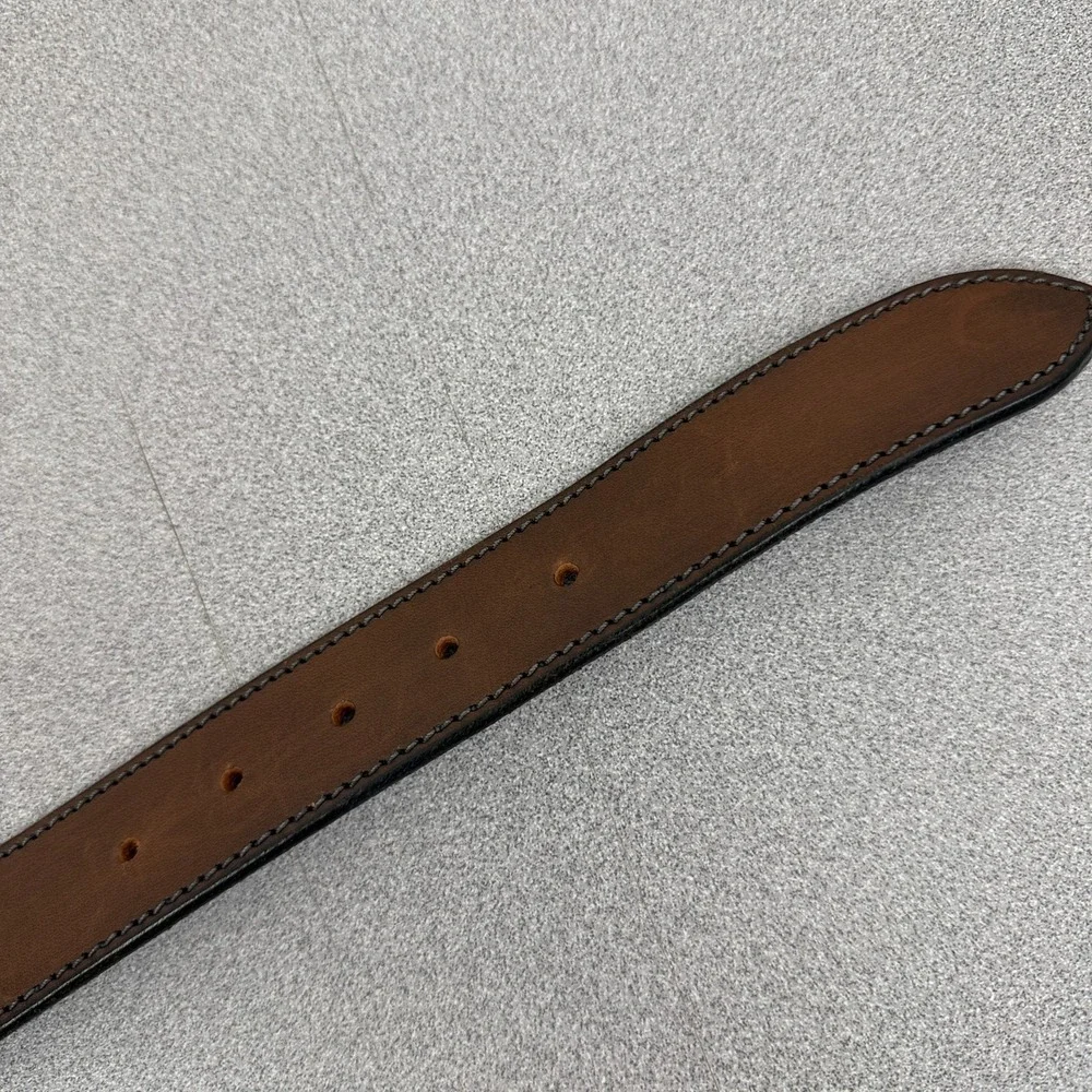 Chacon Leather Belt 36 Mens Brown Classic Casual Western 1.25in *No Buckle*